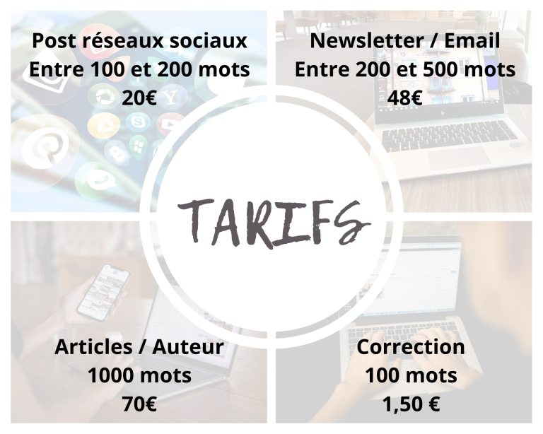 tarif rédacteur